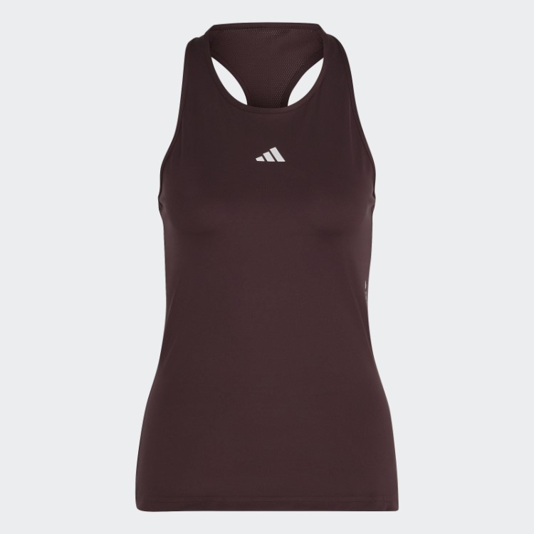 Regata De Treino Marrom Techfit Com Costas Nadador Adidas
