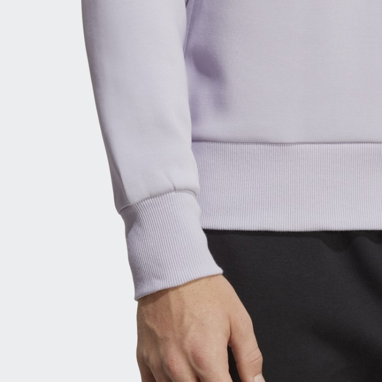Adidas Future Icons Badge Of Sport Crew Sweatshirt Silver Dawn