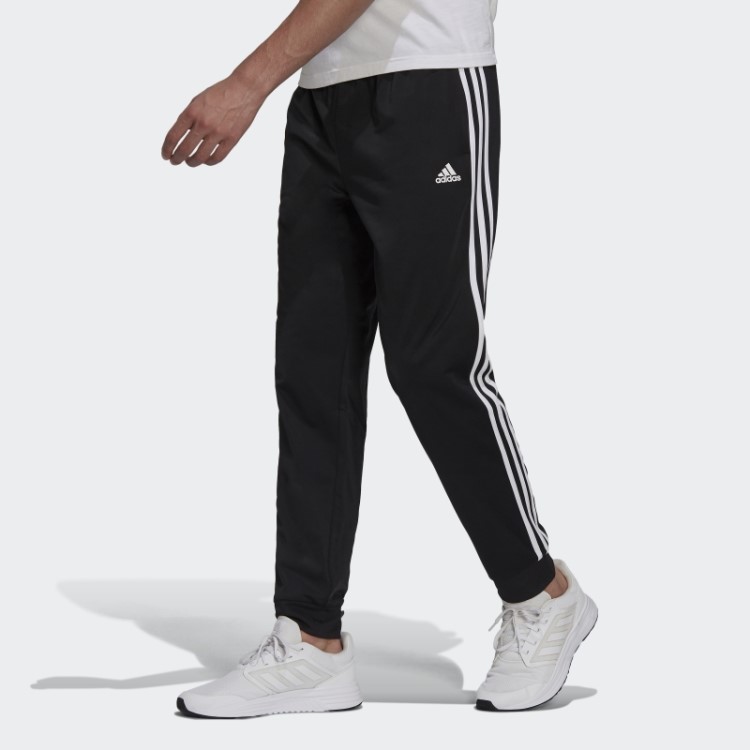 Calça Esportiva Com As Três Listras Adidas Essentials Warm Up Branca