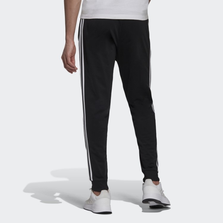 Calça Esportiva Com As Três Listras Adidas Essentials Warm Up Branca