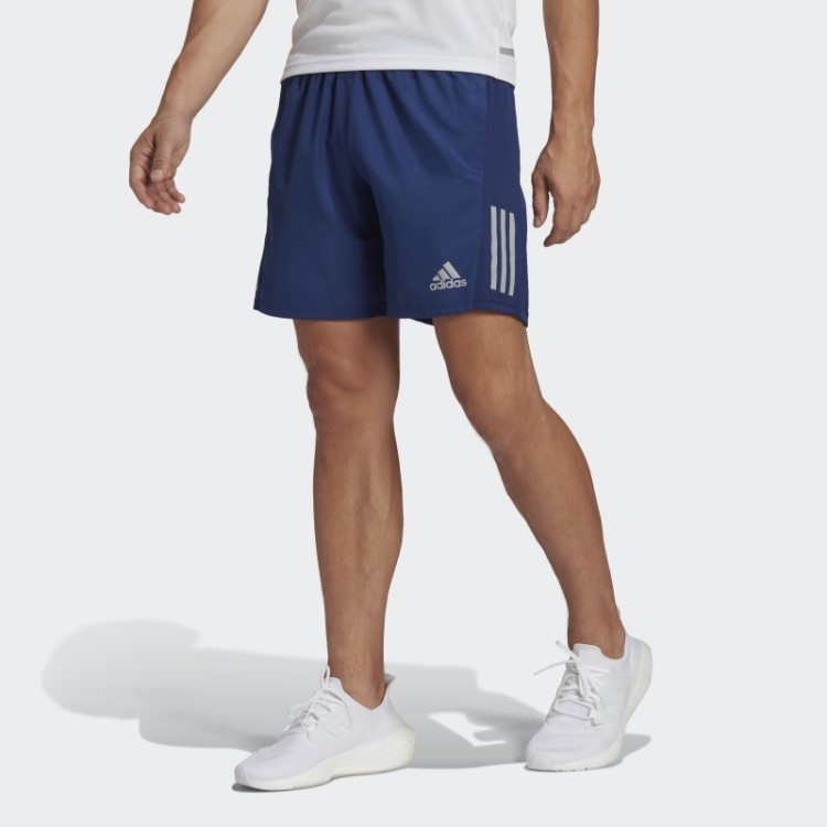 Bermuda Azul Escuro Own The Run Adidas