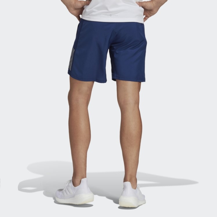 Bermuda Azul Escuro Own The Run Adidas
