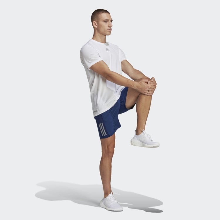 Bermuda Azul Escuro Own The Run Adidas