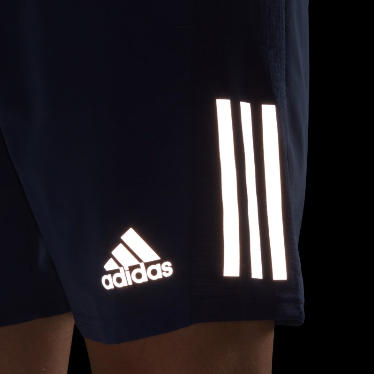 Bermuda Azul Escuro Own The Run Adidas
