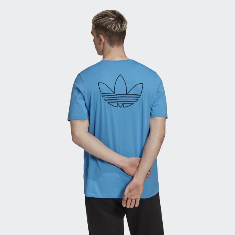 Camiseta Estilo Trefoil Series Azul Adidas
