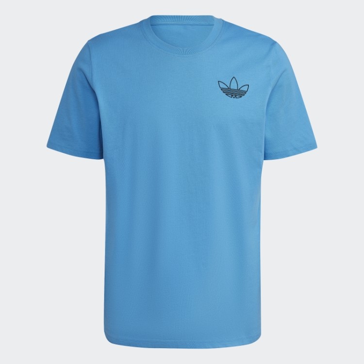 Camiseta Estilo Trefoil Series Azul Adidas