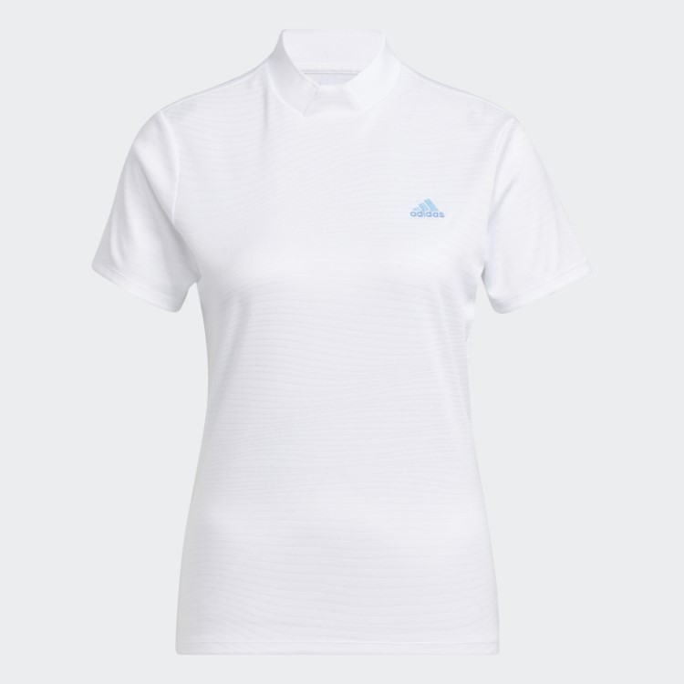 Feito Para Ser Refeito Camisa De Gola Canelada Branca Adidas Hot
