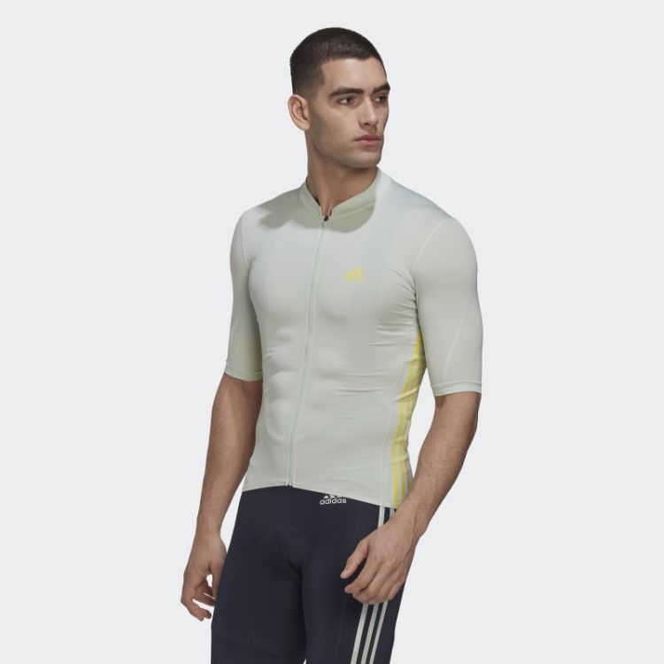 Adidas A Camisa De Ciclismo De Manga Curta Moda Amarela