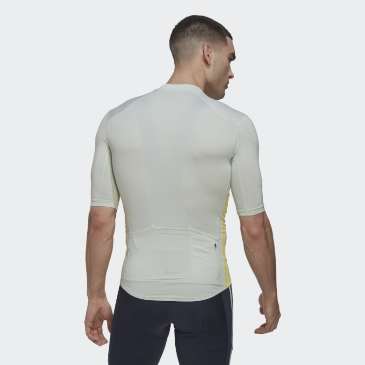 Adidas A Camisa De Ciclismo De Manga Curta Moda Amarela
