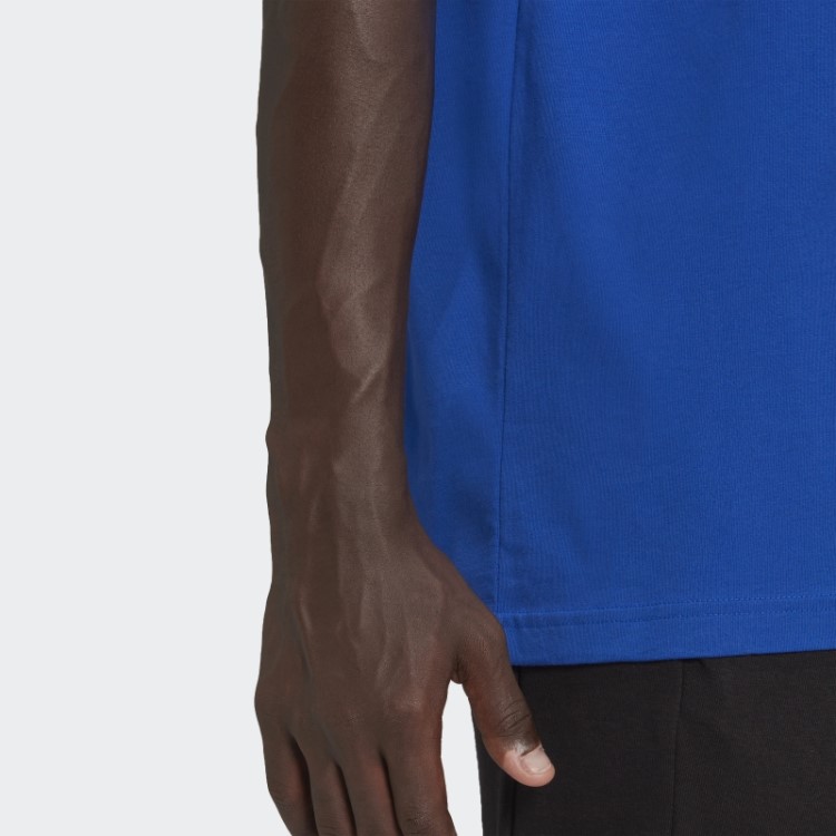 T-shirt Com Logótipo Grande Essencial Adidas Azul Royal