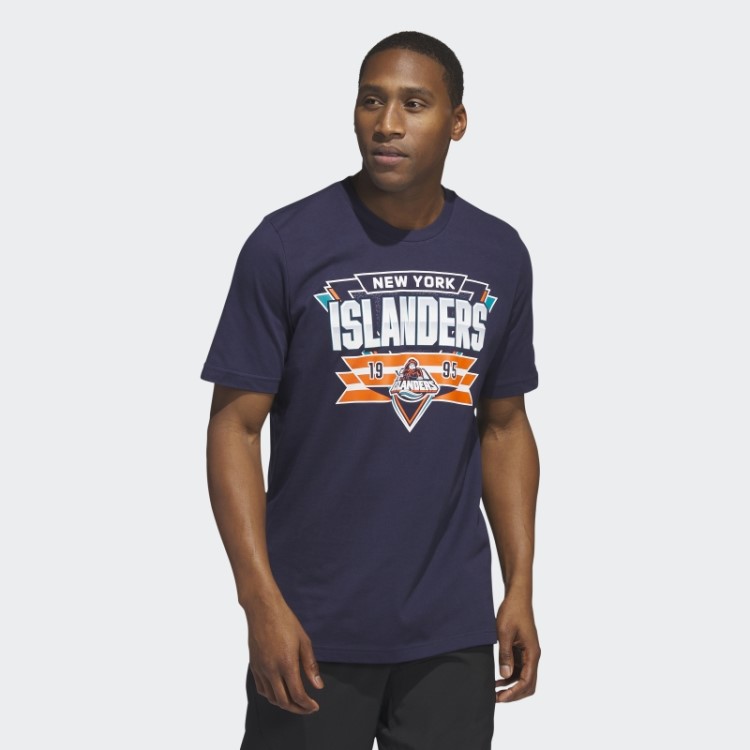 Camiseta Islanders Playmaker Azul Marinho Adidas