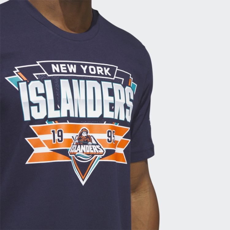 Camiseta Islanders Playmaker Azul Marinho Adidas