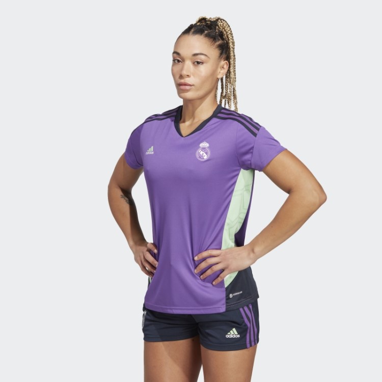 Camisa De Treino Real Madrid Condivo 22 Adidas Roxa