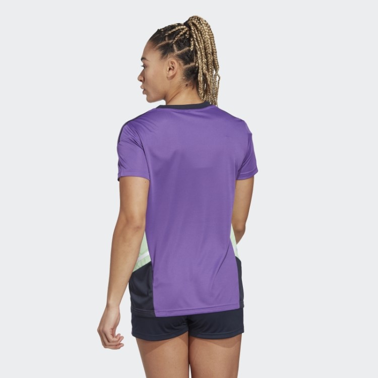 Camisa De Treino Real Madrid Condivo 22 Adidas Roxa