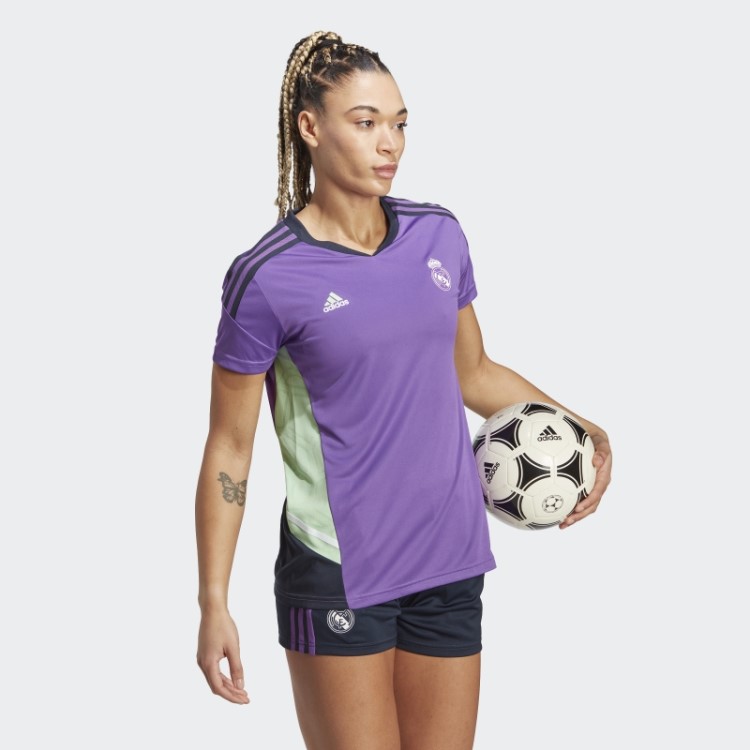 Camisa De Treino Real Madrid Condivo 22 Adidas Roxa