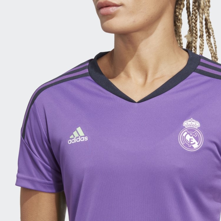 Camisa De Treino Real Madrid Condivo 22 Adidas Roxa