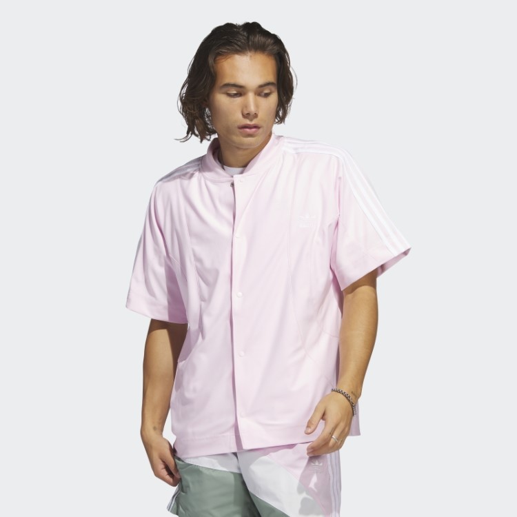 Top De Beisebol Rosa Adidas