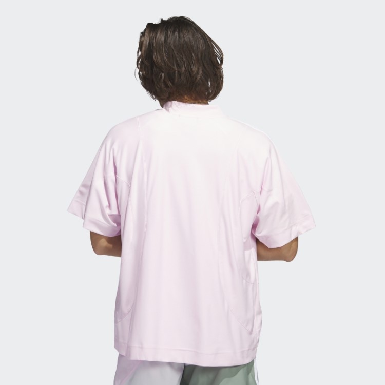 Top De Beisebol Rosa Adidas