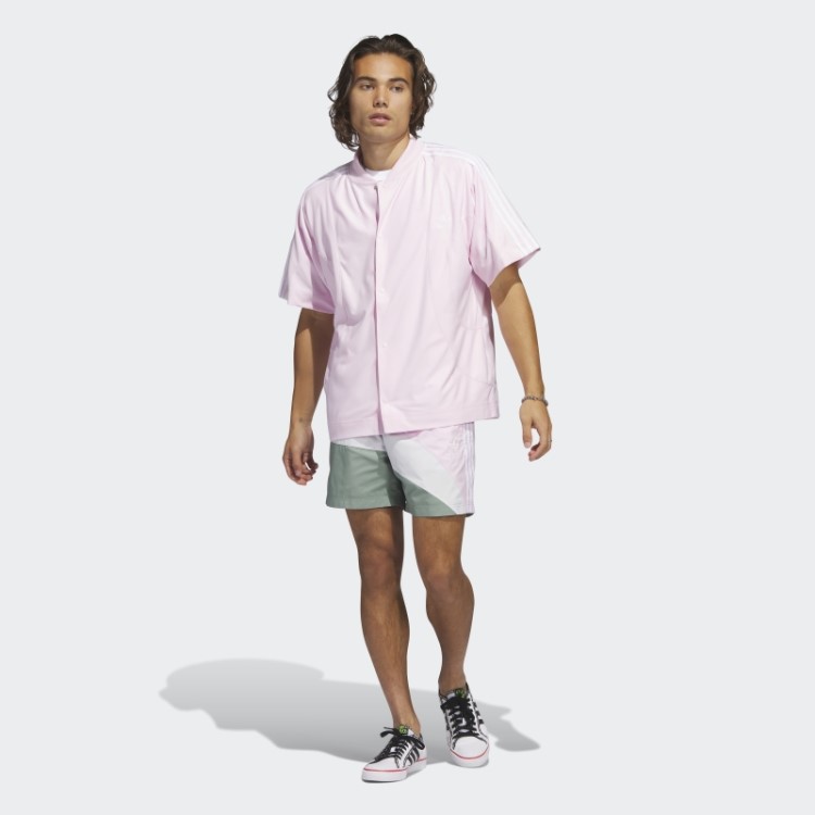 Top De Beisebol Rosa Adidas
