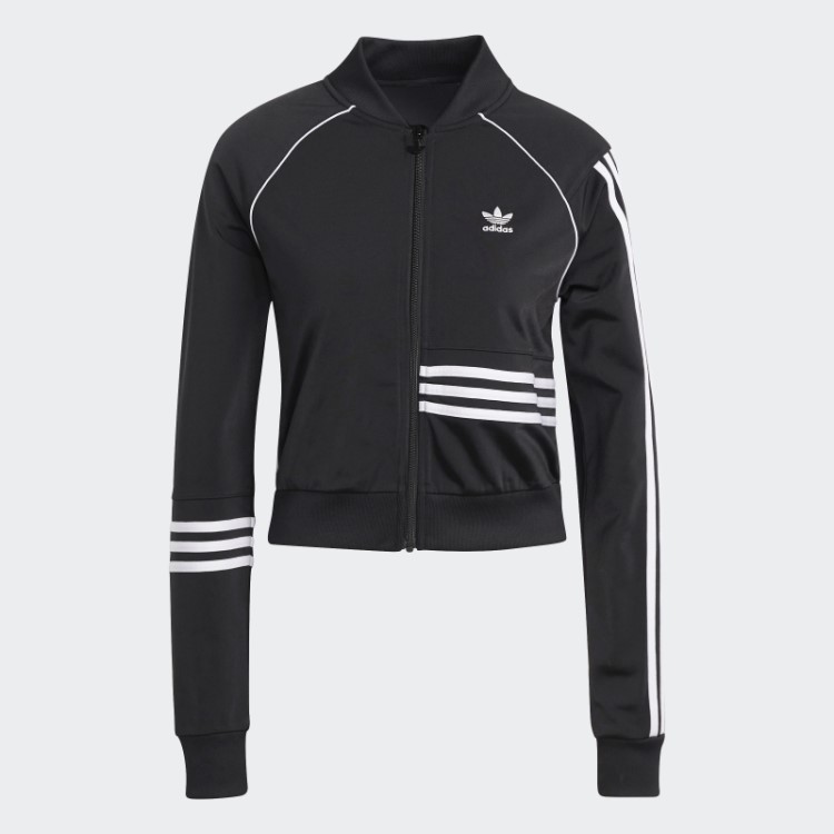Adidas Crop Track Top Preto