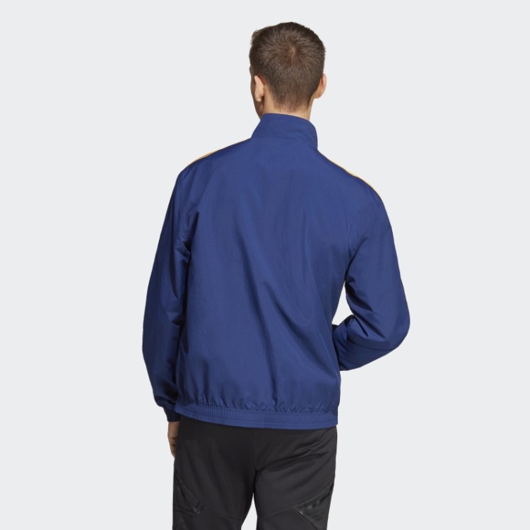 Jaqueta La Galaxy Hino Adidas Azul Escuro