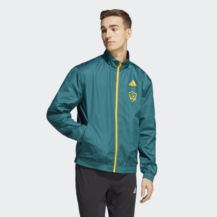 Jaqueta La Galaxy Hino Adidas Azul Escuro