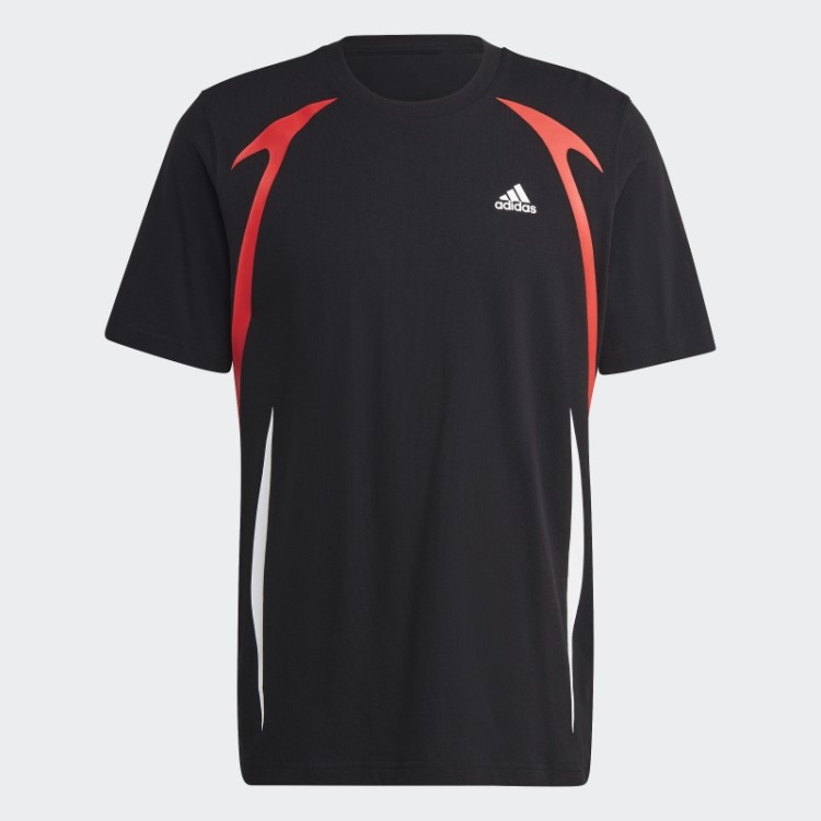 Camiseta Adidas Colorblock Preta