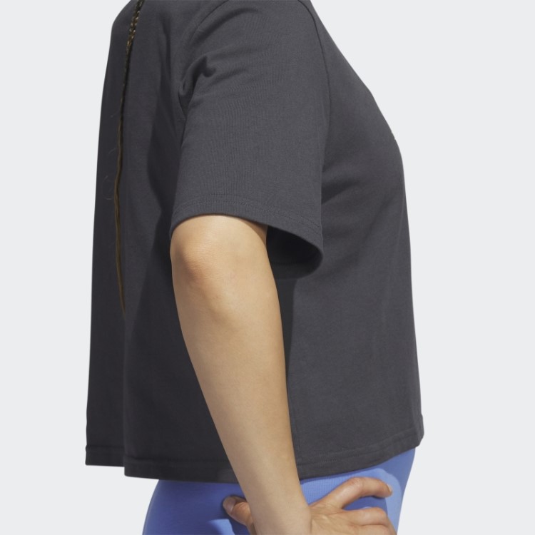 Carbon Hot Adidas New York T-shirt Pigeon Crop