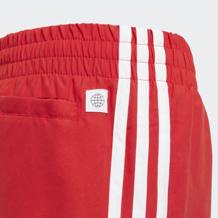 Calção De Banho Original Adicolor Com As Três Listras Adidas Escarlate
