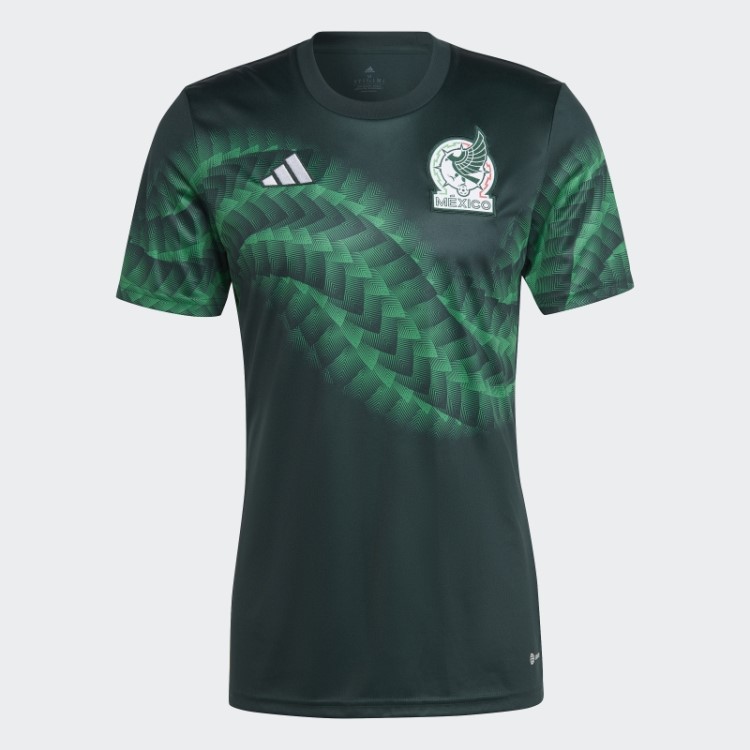 Camisa Verde Noite México Pré-jogo Adidas