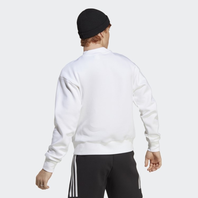 ícones Do Futuro Distintivo Da Equipe Esportiva Moletom Adidas Branco