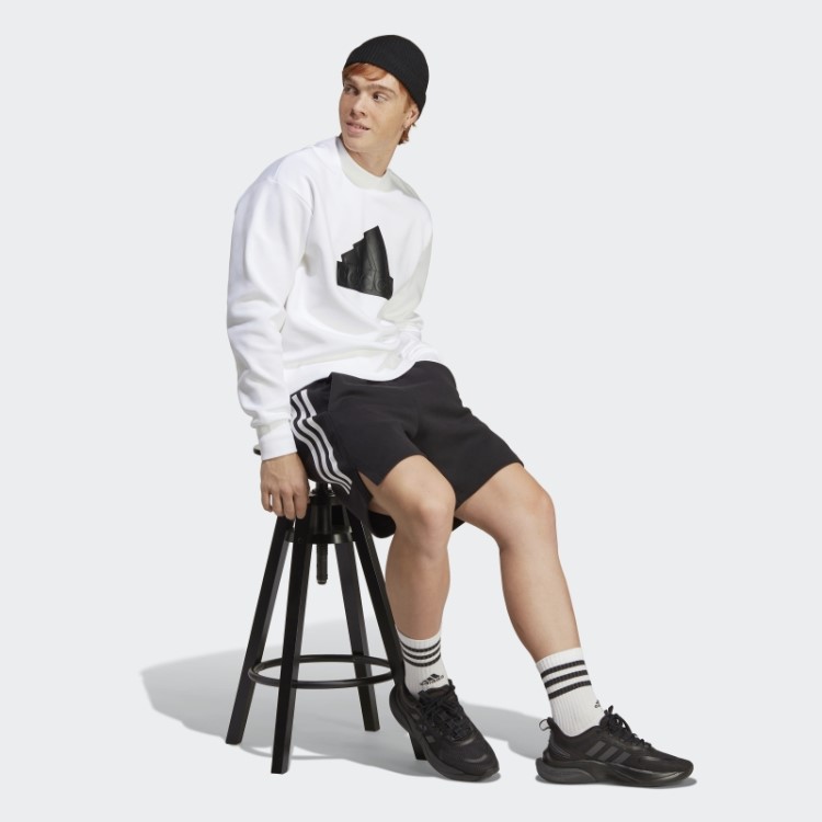 ícones Do Futuro Distintivo Da Equipe Esportiva Moletom Adidas Branco