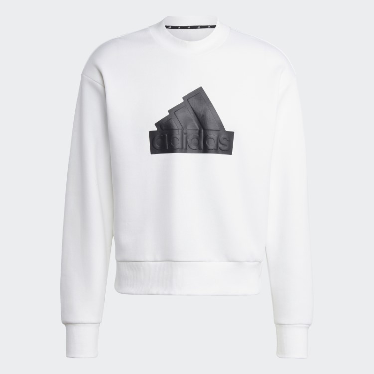 ícones Do Futuro Distintivo Da Equipe Esportiva Moletom Adidas Branco