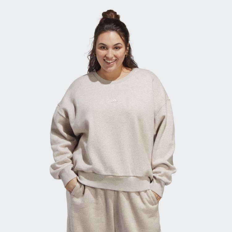 Moletom De Lã Adidas All Szn Taupe Mel (tamanho Grande)