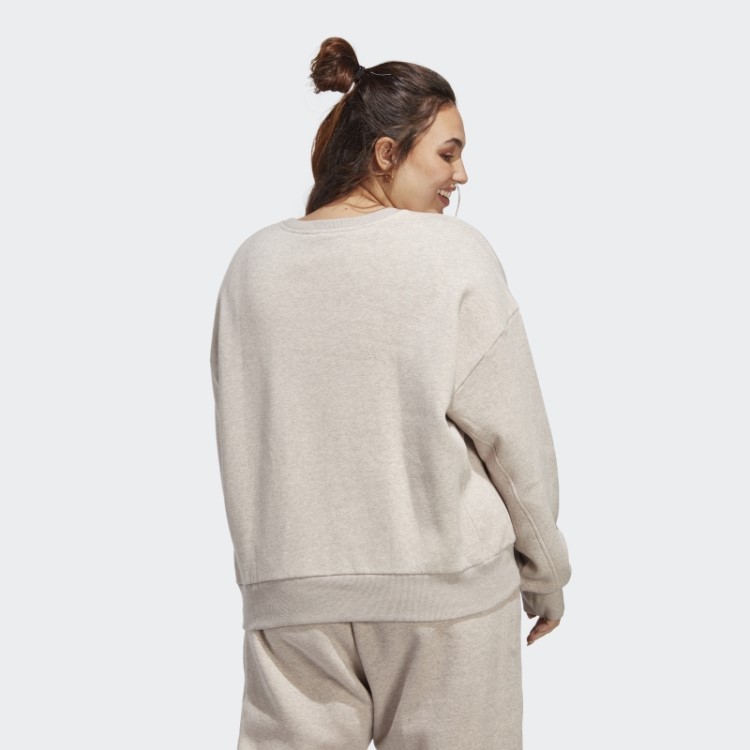Moletom De Lã Adidas All Szn Taupe Mel (tamanho Grande)