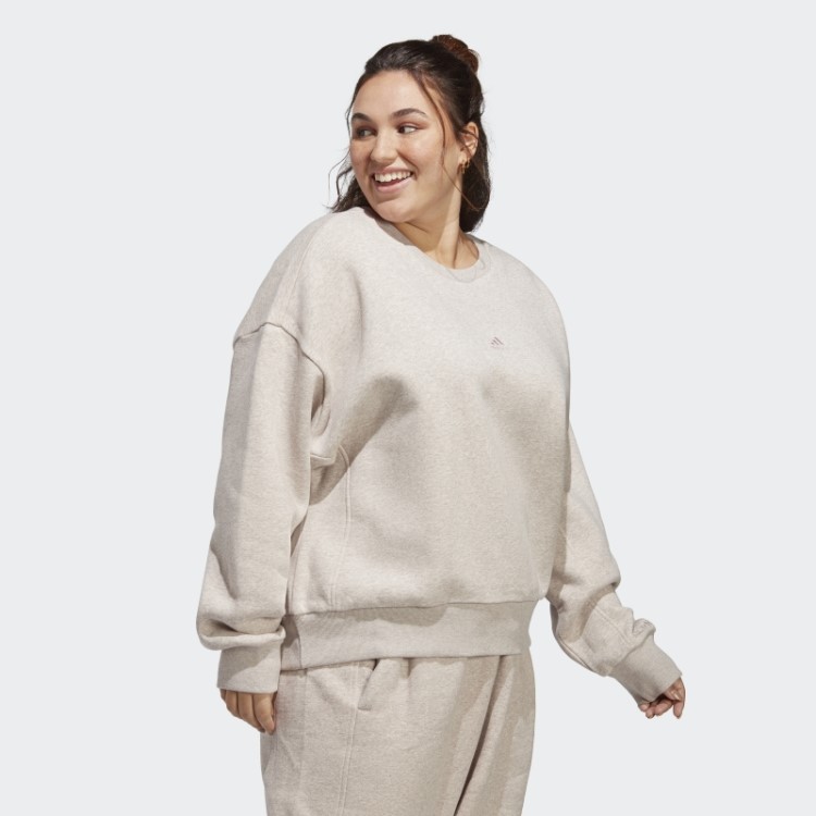 Moletom De Lã Adidas All Szn Taupe Mel (tamanho Grande)