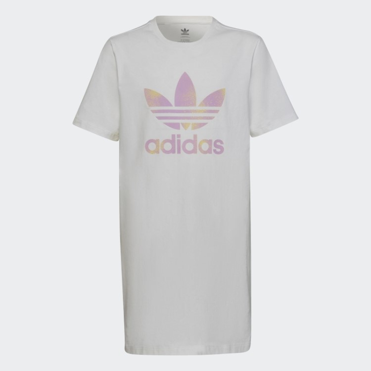 Vestido Com Camiseta Com Logo Gráfico Adidas Branco