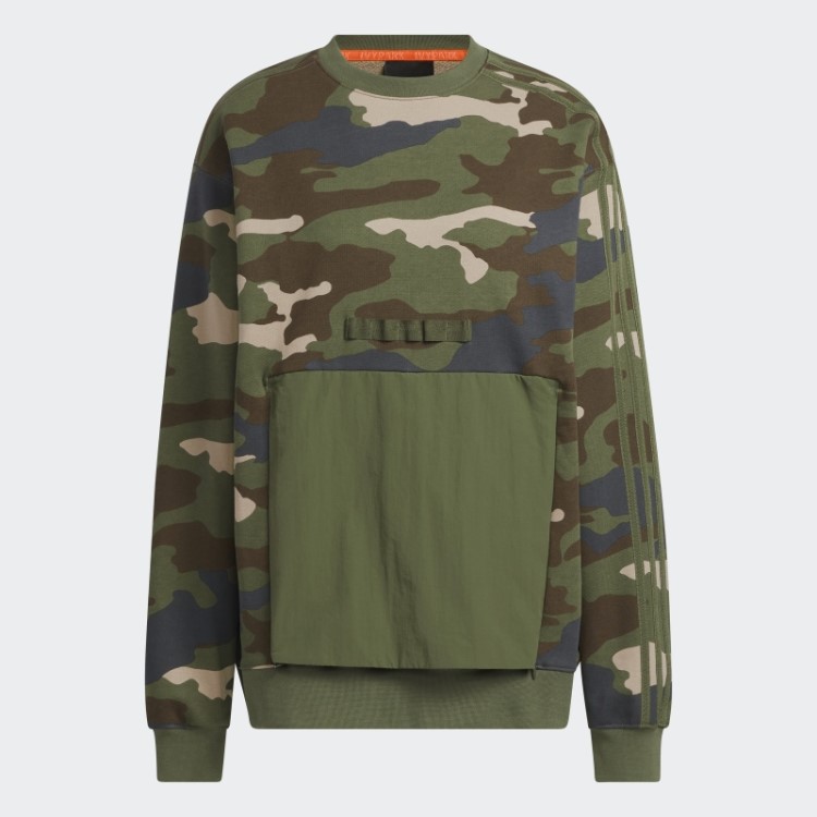 Moletom Adidas Com Estampa Camuflada E Bolso Canguru (todos Os Gêneros)
