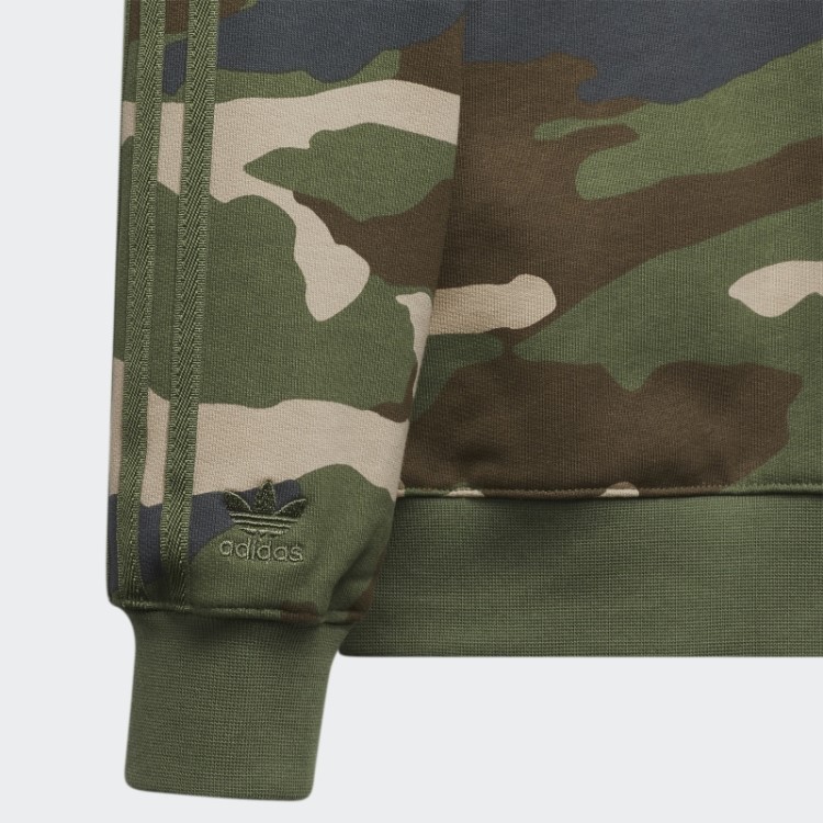 Moletom Adidas Com Estampa Camuflada E Bolso Canguru (todos Os Gêneros)