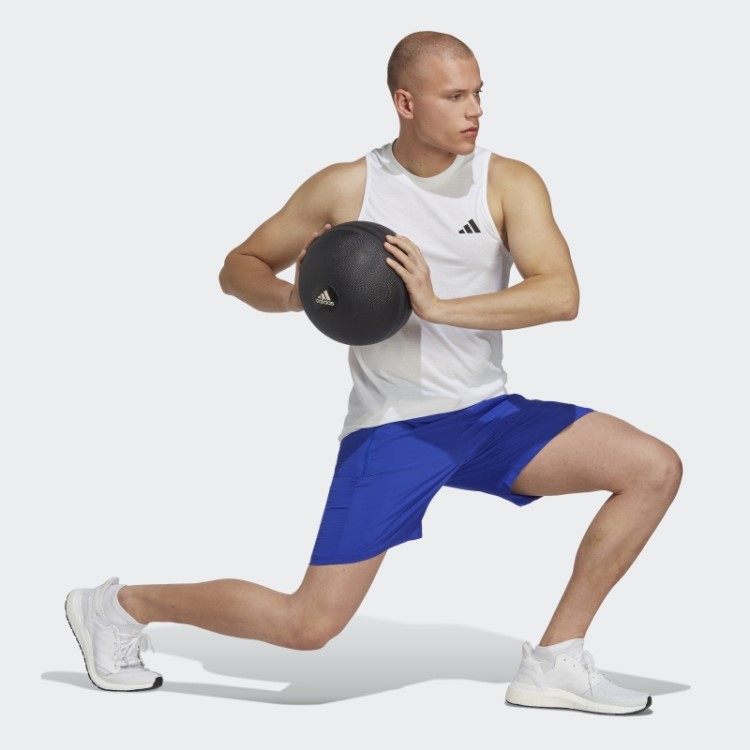 Camiseta Sem Mangas Para Treino Adidas White Train Essentials Feelready