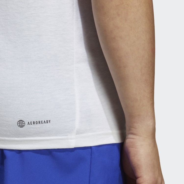Camiseta Sem Mangas Para Treino Adidas White Train Essentials Feelready