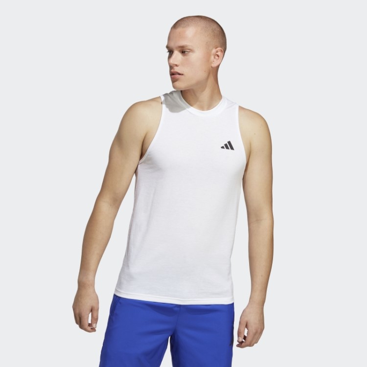 Regata Branca Train Essentials Feelready Para Treino Adidas