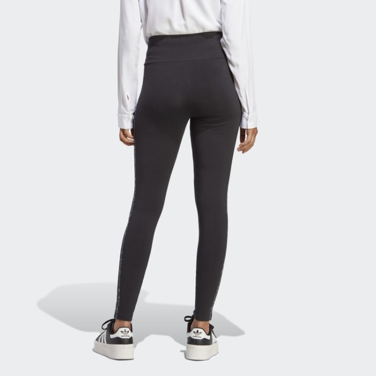 Legging Animal Print Preto Adidas