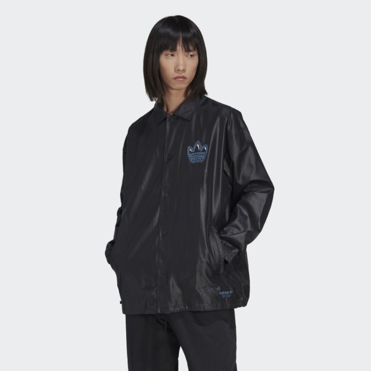 Jaqueta Preta Com Estampas Universitárias Adidas