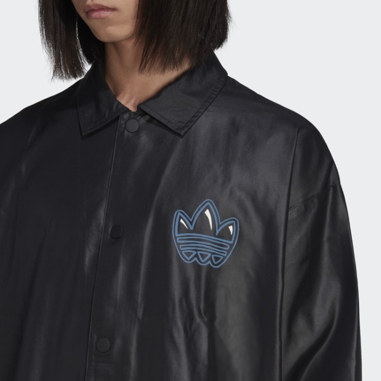 Jaqueta Preta Com Estampas Universitárias Adidas