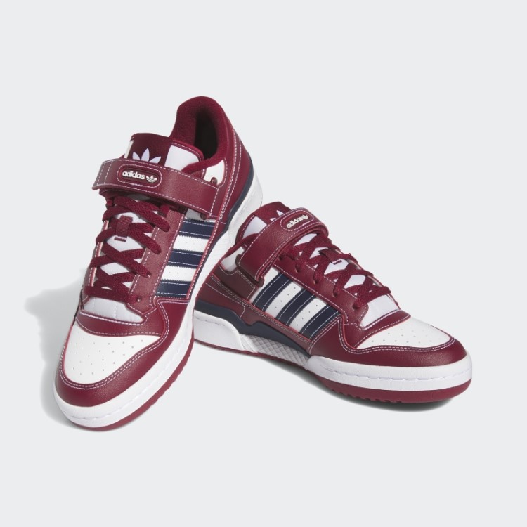 Tênis Baixo Adidas Coll Burgundy Forum