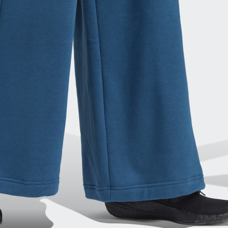 Calça De Lã Adidas Marine Studio Lounge Com Perna Larga
