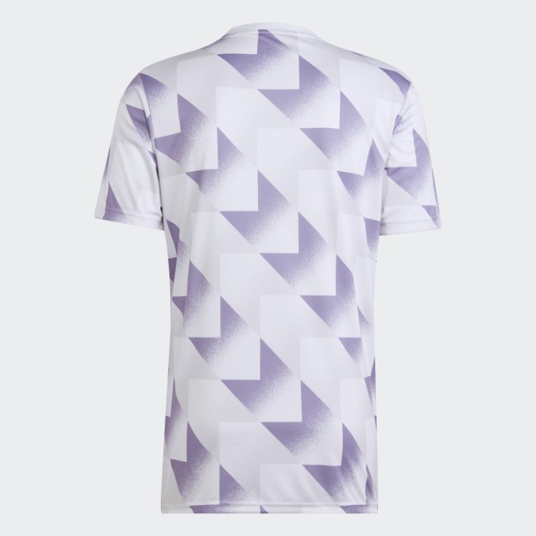 Camisa Branca Adidas Pré-jogo Do Real Madrid
