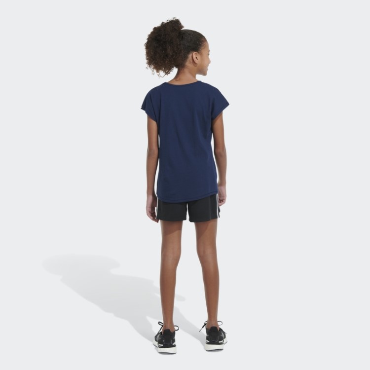 Camiseta Manga Curta Azul Adidas