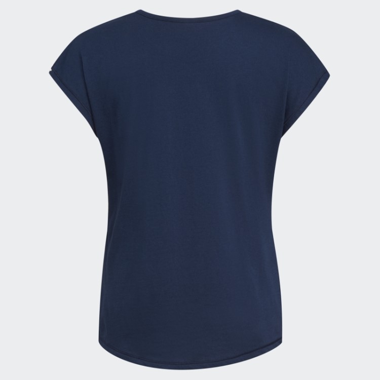 Camiseta Manga Curta Azul Adidas